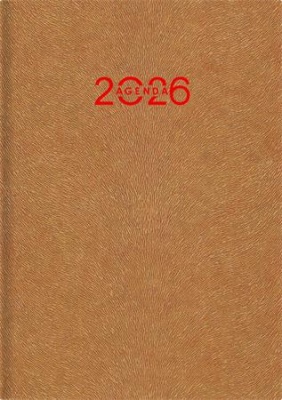 Naptár, tervező, A5, napi, DAYLINER "Animal", Gazelle-okker