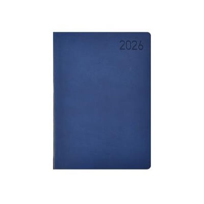 Naptár, tervező, B6, heti, TOPTIMER "Madeira", kék-narancs